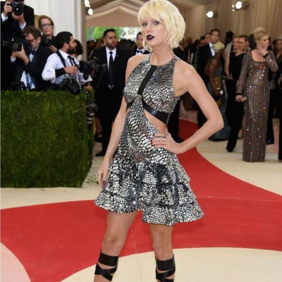 Express Fancy Formal Sequin Dress Taylor Swift Met Gala - Picture 2 of 10